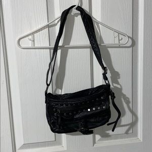 Black cross body purse
